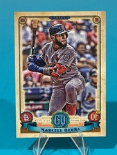 2019 Topps Gypsy Queen Marcell Ozuna #84 Bazooka Back SP Variation Cardinals