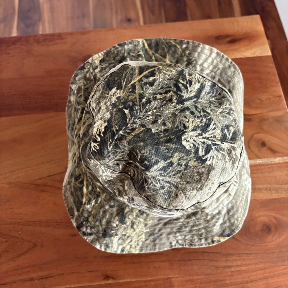 Chapéu de sol masculino Realtree Max I-1 XT camuflado laranja caça balde sistema operacional pesca ao ar livre - Imagem 2 de 4