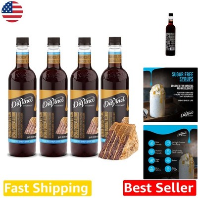 Sugar-Free German Chocolate Cake Syrup 25.4oz - Moist Chocolate Cake, Coconut