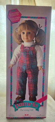 Vintage 1986 Worlds Of Wonder Pamela The Living Doll New In Box