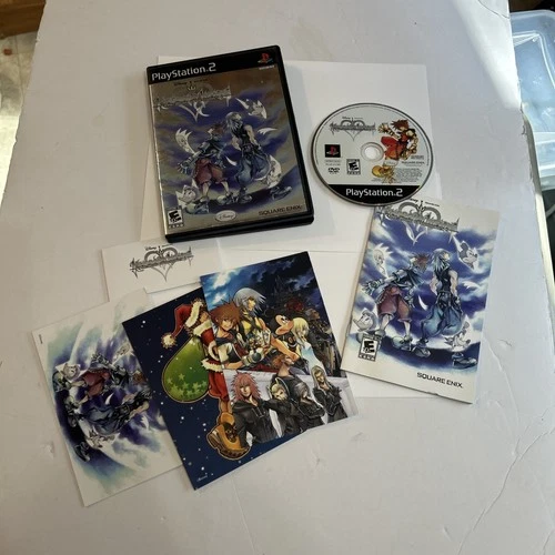 Kingdom Hearts Re: Chain of Memories Sony PS2 2008 CIB with Reg Card & Postcards