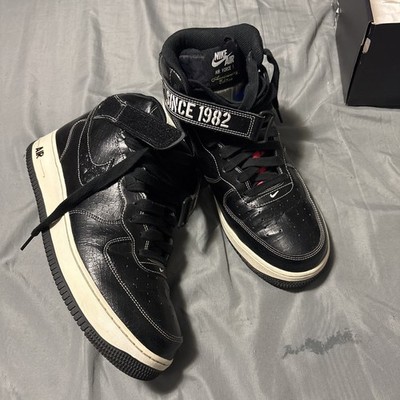 Nike Air Force 1 Mid Black/Pale Ivory/Black Mens size 12 * New *DV1029 010