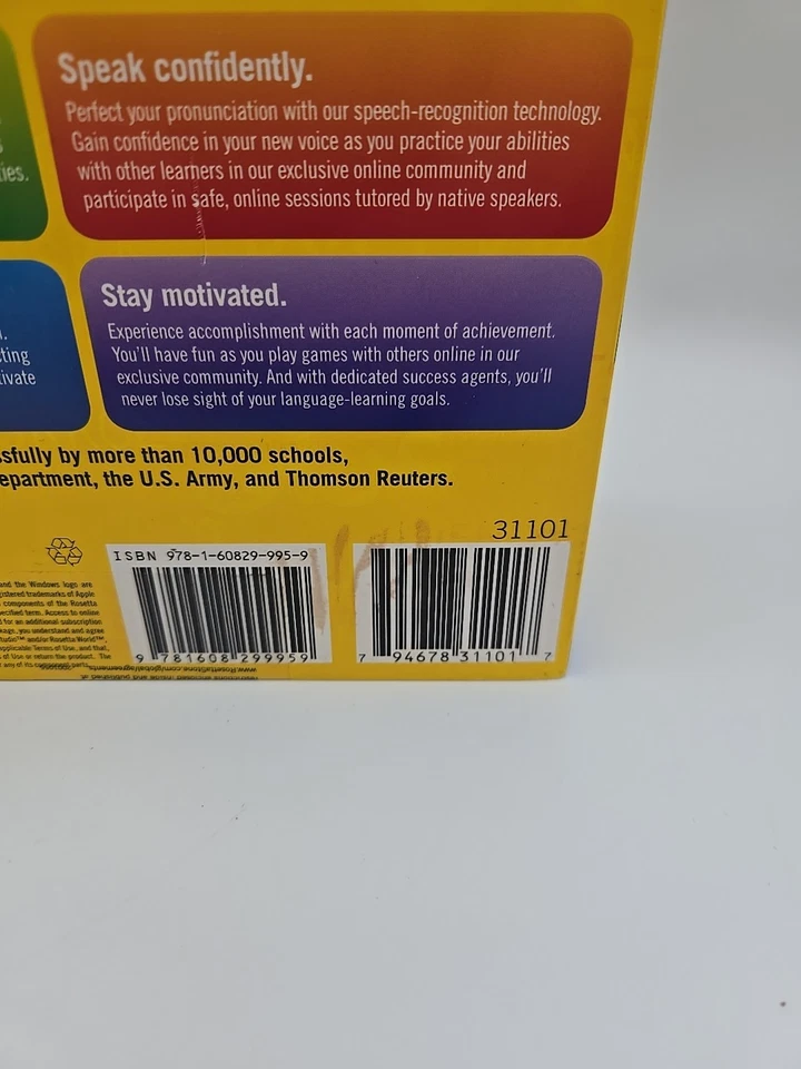 Rosetta Stone French Level 1 Français NEW! Language Learning Course - Image 4 of 4