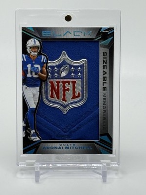 2024 Panini Black Football ADONAI MITCHELL Sizeable Memorabilia NFL Shield #1/1