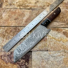 12'' Handmade Damascus Steel Slicing Sharp Chef Knife for Meat/BBQ