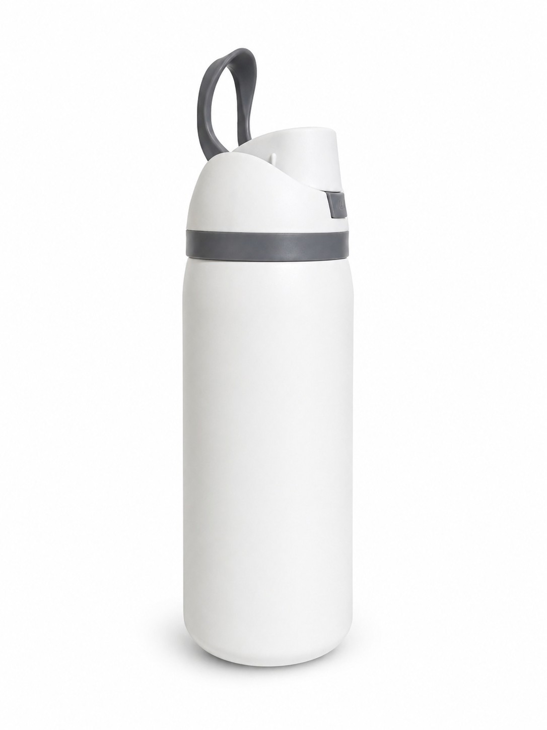 32oz Insulated Water Bottle White Leak Proof Straw Lid Stainless Steel BPA Free