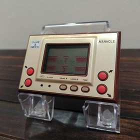 Nintendo Game & Watch Manhole MH-06 1981 Retro Console Wide Screen from Japan