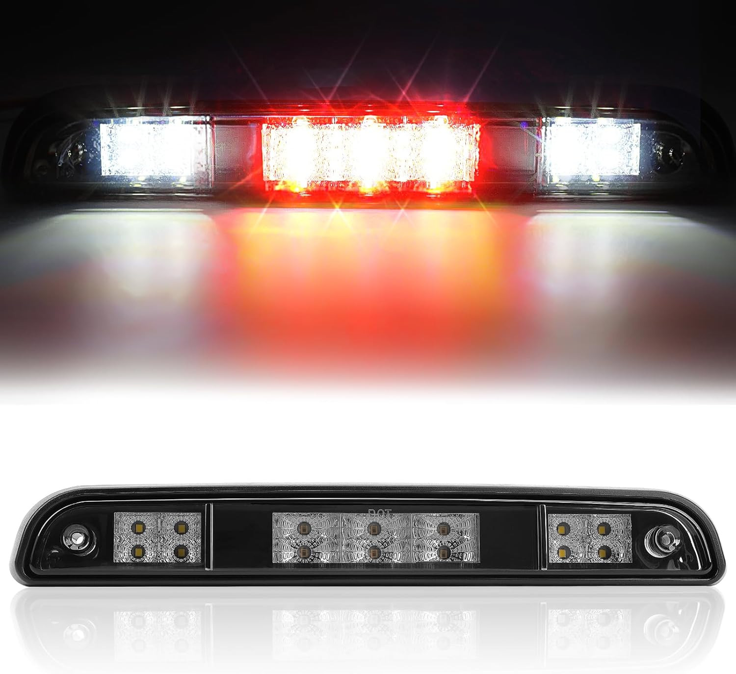1992-97 Ford F150 F250 F350 Bronco LED Third Brake Light–Compatible