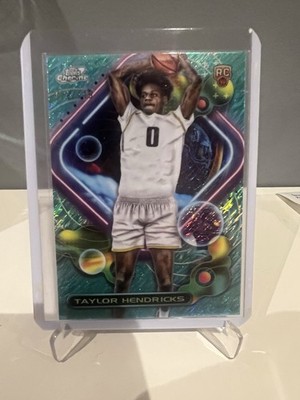 2023-24 Topps Cosmic Chrome - Taylor Hendricks #159 Aqua Equinox Refractor /149