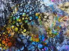 18 x 24  Best Damn Abstract Eight Artist-Enhanced Original signed on canvas