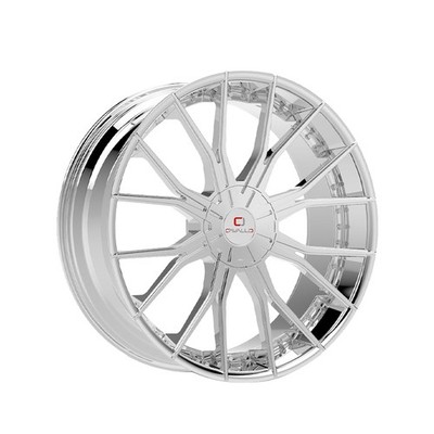1 X Cavallo CLV-36 Nano Chrome 18X8 5x108/5x114.3 74.1 Hub 35 Offset Chrome