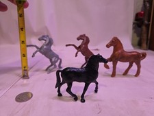 Plastic Horses Cowboy Indian
