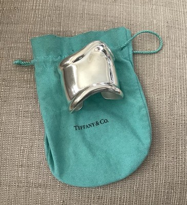Tiffany & Co. ELSA PERETTI Right  Bone Cuff Bracelet 925 Sterling Silver 76g