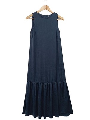 DESIRES A-Linien Kleid Damen Kleid Gr. DE 34 blau Casual-Look