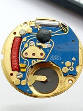 Vintage cal. ETA 956.412 watch Movement Silver Date Disc on 6 Working Well Swiss