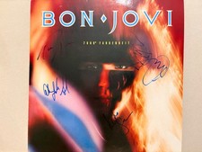 Original JON BON JOVI BAND Autogramm LP (pers...