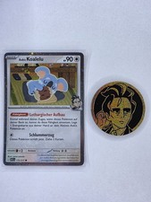 Pokémon Aokis Koalelu 175/217 Holo Blister Promo & Münze / Coin Erhabene Helden