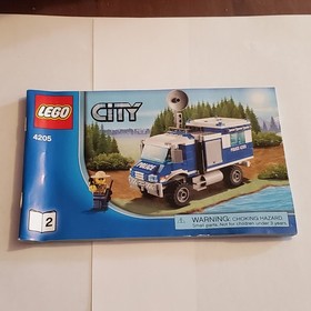 LEGO City 4205 Off Road Command Centre Instruction Manuals Lot 1 2 3 Original