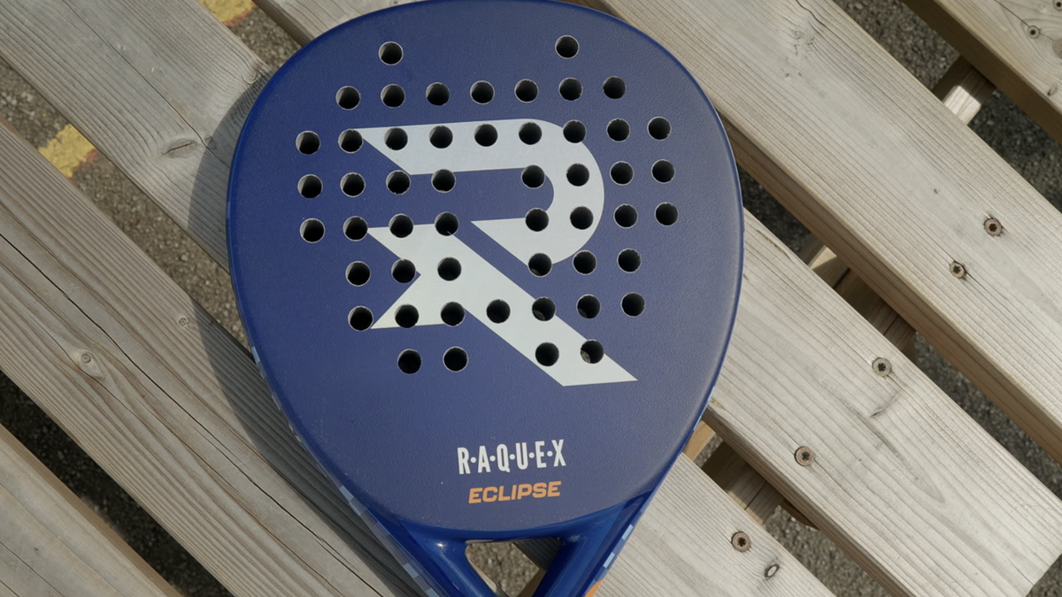 Raquex Padel Racket - Full Carbon Fibre 360g Round, Progressing Players, Eclipse | UK