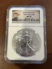 2014 Silver Eagle 1 Oz. NGC MS70 First Releases Eagle Label