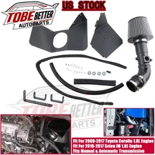 Heat Shield Cold Air Intake Kit For 09-17 Toyota Corolla For 16-17 Scion iM 1.8L