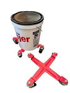 5 Gallon heavy duty steel bucket dolly