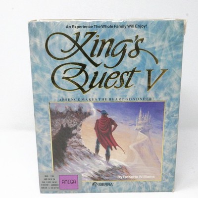 King's Quest V: Absence Makes The Heart Go Yonder - CIB - Good - Amiga