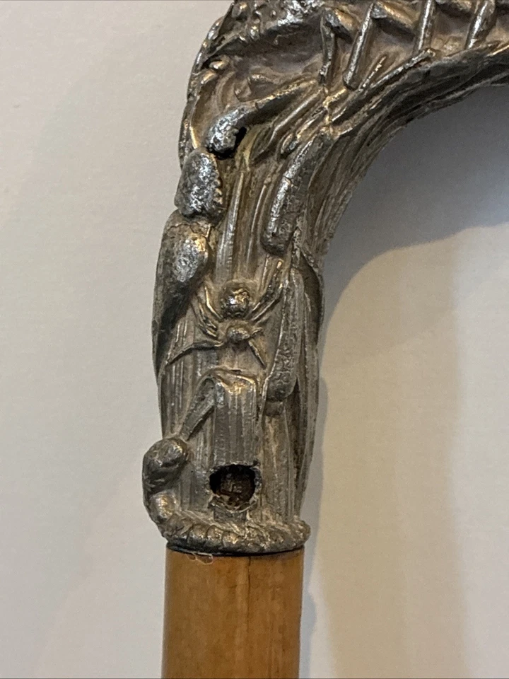 Ancienne  canne de défense à système Fin 19ème / 1900 bel état voir photos. - Photo 4/4