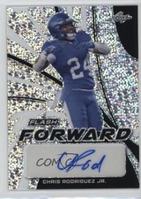 2022 Leaf Flash Silver Metalized Sparkles /40 Chris Rodriguez Jr #CRJ Auto 8d2