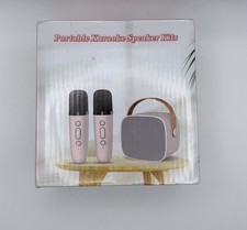 Pink Portable Karaoke Speaker With ONE Wireless Microphone