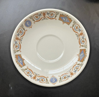 CMStP&P Railroad Galatea   Dining Car Backstamped Saucer 6''  Milwaukee Road