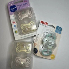 Baby Essentials Pacifier Bundle – MAM & NUK Silicone Soother Set 0–6M | BPA-Free