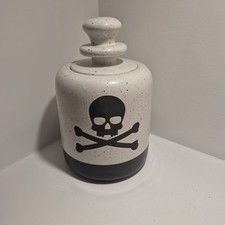 Large Poision Style Apothecary Jars. Approx 20cm Tall.