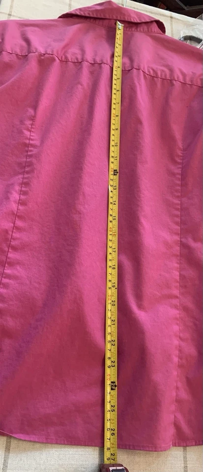 Леди Hathaway 3/4 рукав розовый блузка на пуговицах размер XXL - Изображение 4 из 4