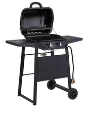 Uniflame 2 Burner Gas BBQ Gas Grill Home Barbeque Black - Brand New In Box