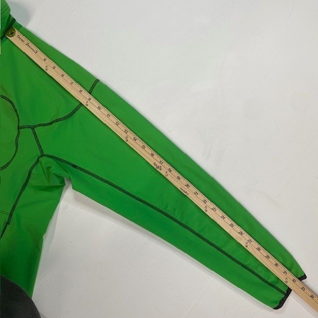 First Ascent Softshell Jacket Full Zip Green Gray… - image 8