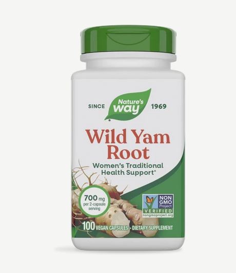iHerb UK - Nature's Way , Wild Yam Root, 100 Vegan Capsules (350 Mg Per Capsule) - Image 2