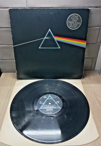 Vinyl LP Pink Floyd - The Dark Side Of The Moon EX/VG 1973 2nd UK issue SHVL804