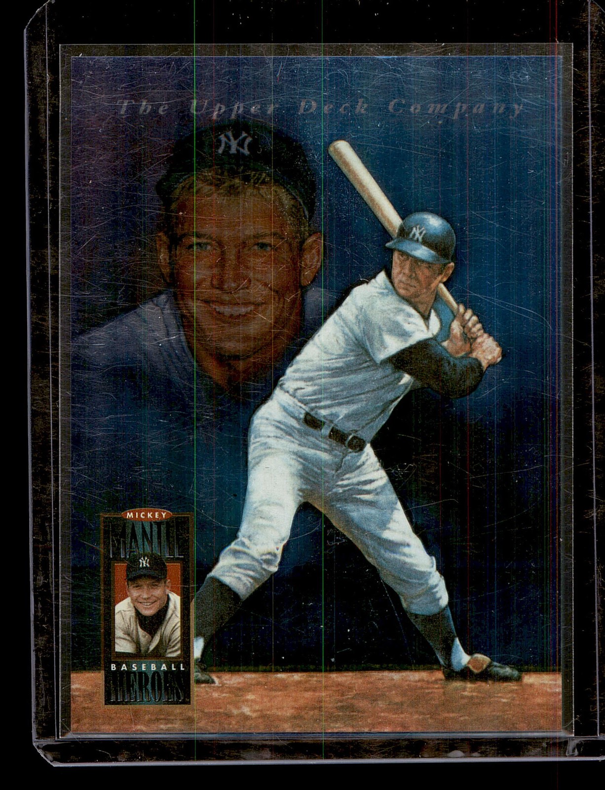 1994 Upper Deck #72 Mickey Mantle Baseball Heroes: Mickey Mantle