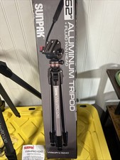 Sunpak Video Pro 6240 6240DLX 62" Tripod Holds 17 lbs 