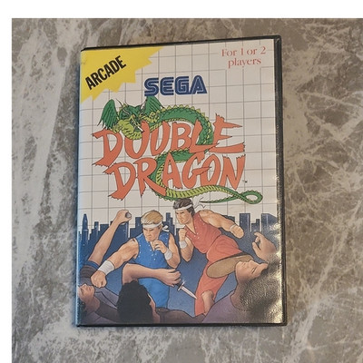 SEGA Double Dragon Sega Master System PAL 1988 CIB original MK-7012-50