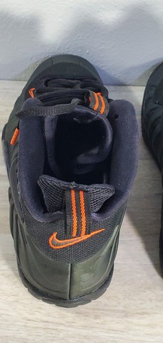 Scarpe Nike Air Foamposite Pro Mid Sequoia nere scamosciate taglia 6 anni (644792-300) - Foto 7 di 16