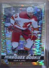 2024 UPPER DECK O-PEE-CHEE PLATINUM #218 ADAM KLAPKA SEISMIC GOLD ROOKIE RC /50