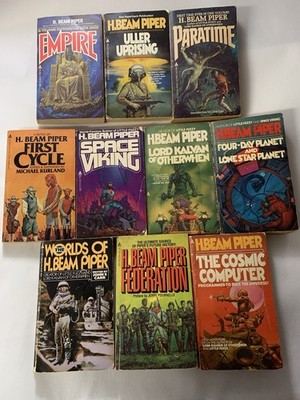 Lot of 10 VTG. H Beam Piper Paperbacks Ace Books Some First Editions