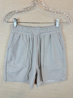 Bloom Seasons High Rise 5  Drawstring High Rise Sweat Shorts Style B2905 Size S