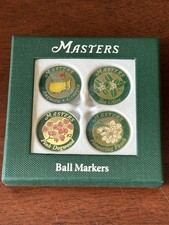 Masters Ball Marker Set 4 - Brand New - Augusta National Golf Club