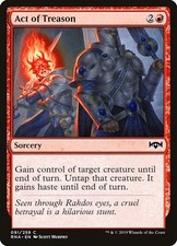 [MTG] Act of Treason (091) (RNA) LP-HP