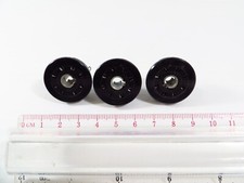 3 PACK NEW AMPHENOL 8-PIN TUBE/RELAY SOCKET, Black, FREE 2-3 Day Ship 