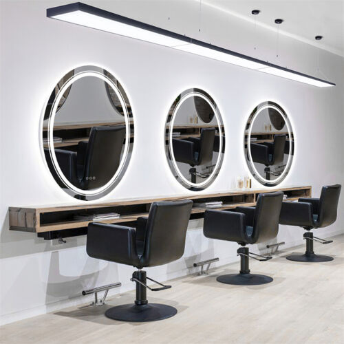 LED Bathroom Mirror Adjustable Front Lights Anti Fog Oval Vanity Mirror Backlit - Picture 2 of 12