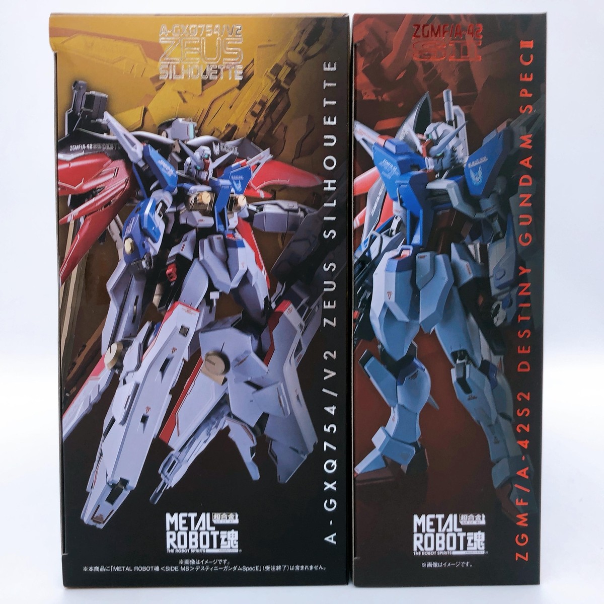 Metal Robot Spirits Destiny Gundam Spec II & Zeus Silhouette Set 